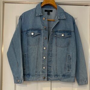 Forever 21 boxy jean jacket. Size S